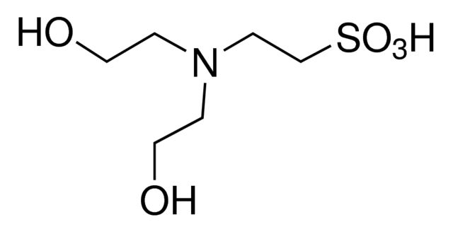 N,N-双(2-羟乙基)-2-氨基乙磺酸/10191-18-1/BES分子结构式