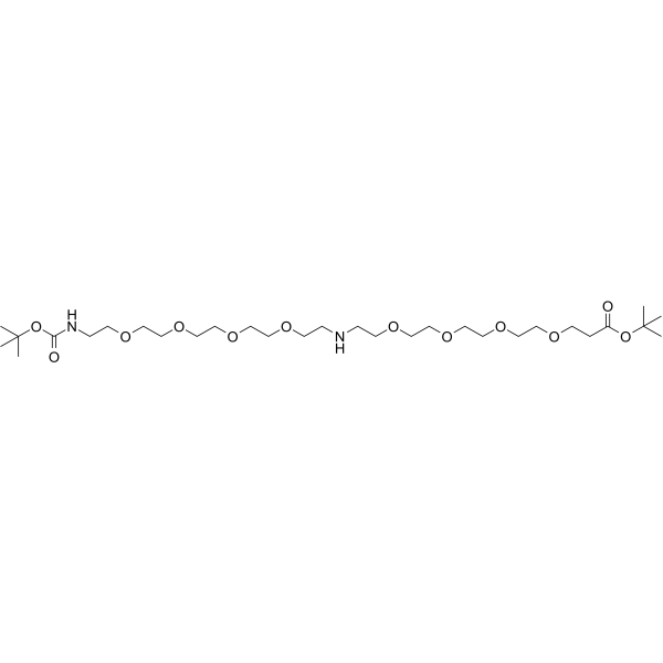 N-(Boc-PEG4)-NH-PEG4-NH-Boc图片