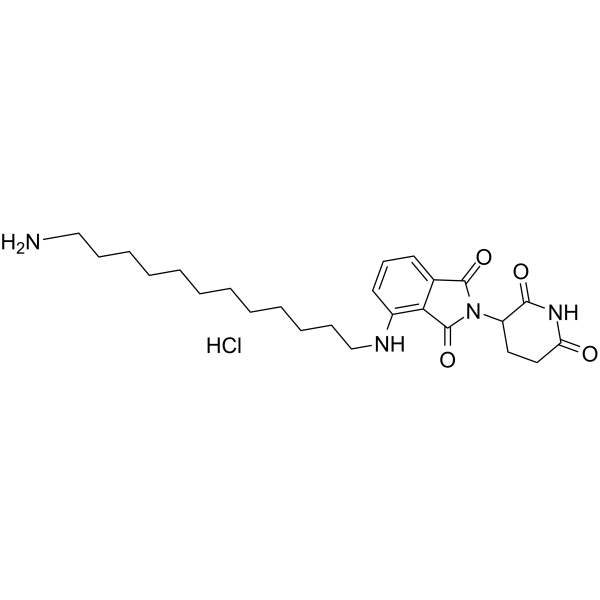 Pomalidomide-C12-NH2 hydrochlorideͼƬ