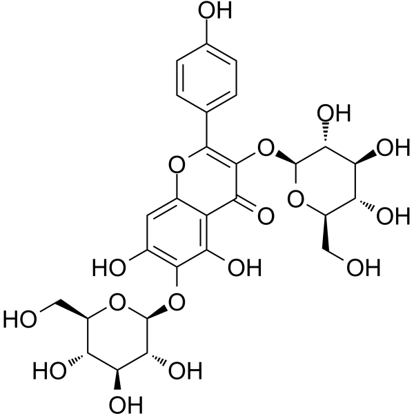 6-Hydroxykaempferol 3,6-diglucosideͼƬ