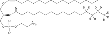 1-1(Z)-Hexadecenyl-2-Palmitoyl-d9-sn-glycero-3-PEͼƬ