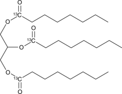 1,2,3-Trioctanoyl-rac-glycerol-13C3图片