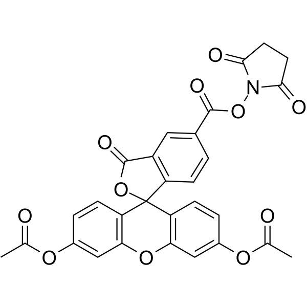 5-Carboxyfluorescein diacetate N-succinimidyl esterͼƬ