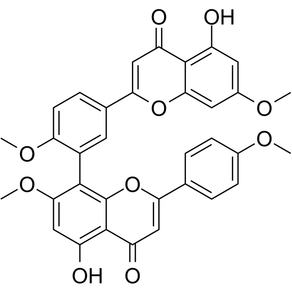 Amentoflavone 7,4',7'',4'''-tetramethyl etherͼƬ