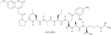 Mca-PLA-Nva-Dap(Dnp)-AR-NH2(trifluoroacetate salt)ͼƬ