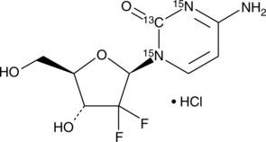 Gemcitabine-13C,15N2(hydrochloride)ͼƬ