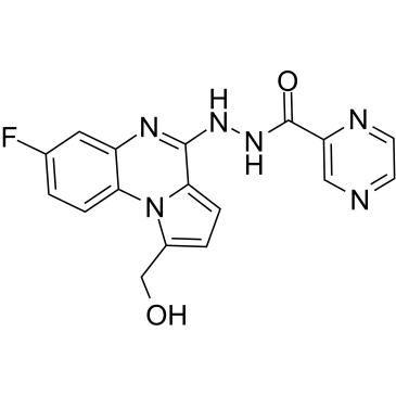 N'-(7-Fluoro-1-(hydroxymethyl)pyrrolo[1,2-a]quinoxalin-4-yl)pyrazine-2-carbohydrazideͼƬ