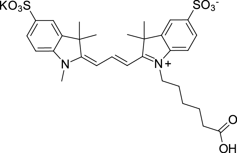 Sulfo-Cyanine3 carboxylic acidͼƬ