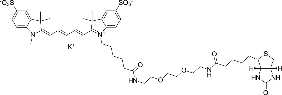 Sulfo-Cyanine5-PEG3-BiotinͼƬ