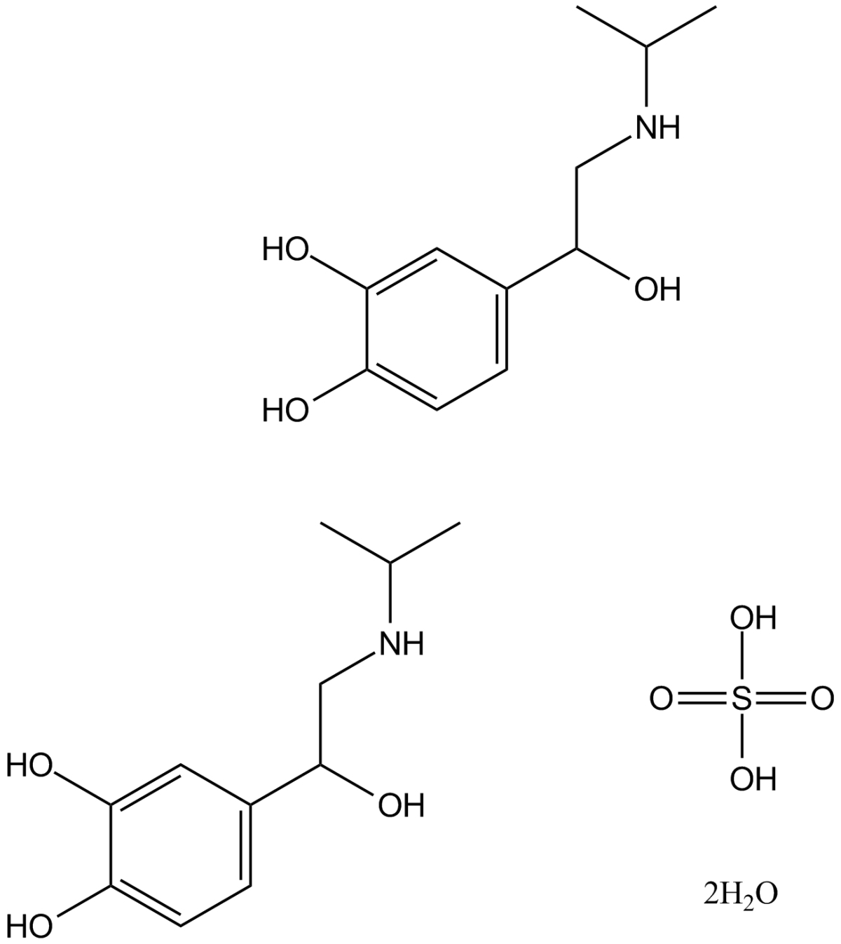 Isoproterenol sulfate dihydrate图片