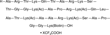 Histone H3K14Ac/K18Ac/K23Ac/K27Ac(1-30)-GGK-biotin(trifluoroacetate salt)ͼƬ