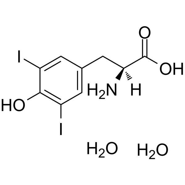 (S)-2-Amino-3-(4-hydroxy-3,5-diiodophenyl)propanoic acid dihydrateͼƬ