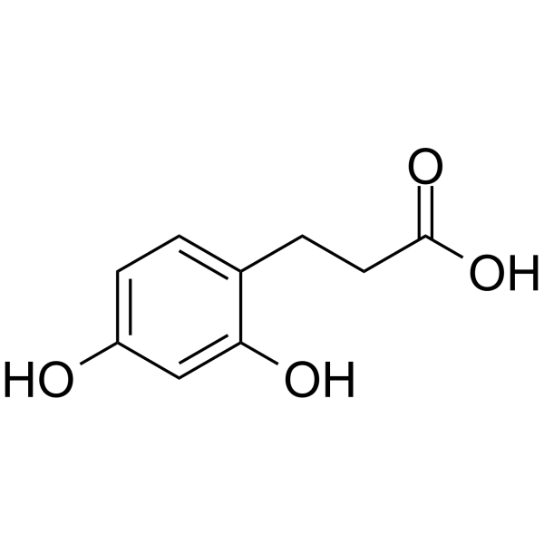 3-(2,4-Dihydroxyphenyl)propanoic acidͼƬ