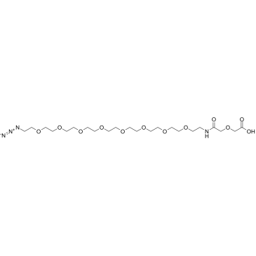 2-((Azido-PEG8-carbamoyl)methoxy)acetic acidͼƬ