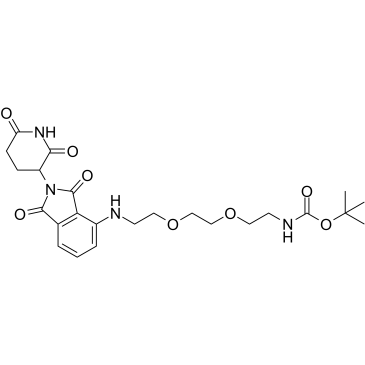 Thalidomide-NH-PEG2-C2-NH-BocͼƬ