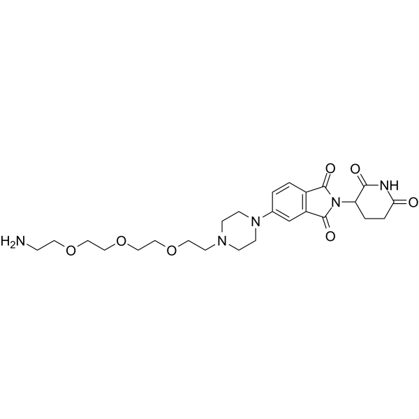 Thalidomide-Piperazine-PEG3-NH2图片