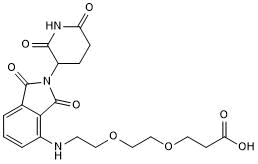 Pomalidomide 4'-PEG2-acidͼƬ