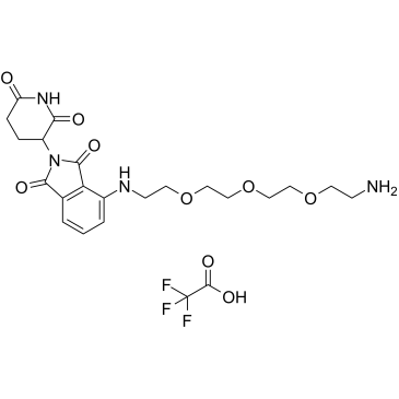 Pomalidomide-PEG3-C2-NH2 TFAͼƬ