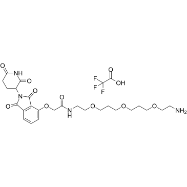 Thalidomide-O-amido-PEG1-(C1-PEG)2-C2-NH2ͼƬ