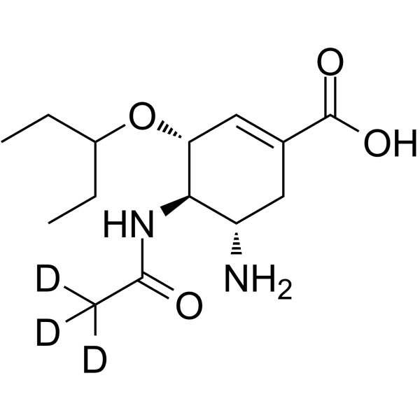 Oseltamivir acid-d3图片