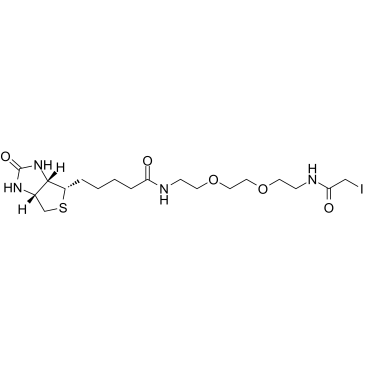 Biotin-PEG2-C2-iodoacetamide图片