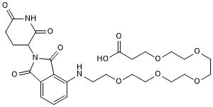 Pomalidomide 4'-PEG5-acidͼƬ