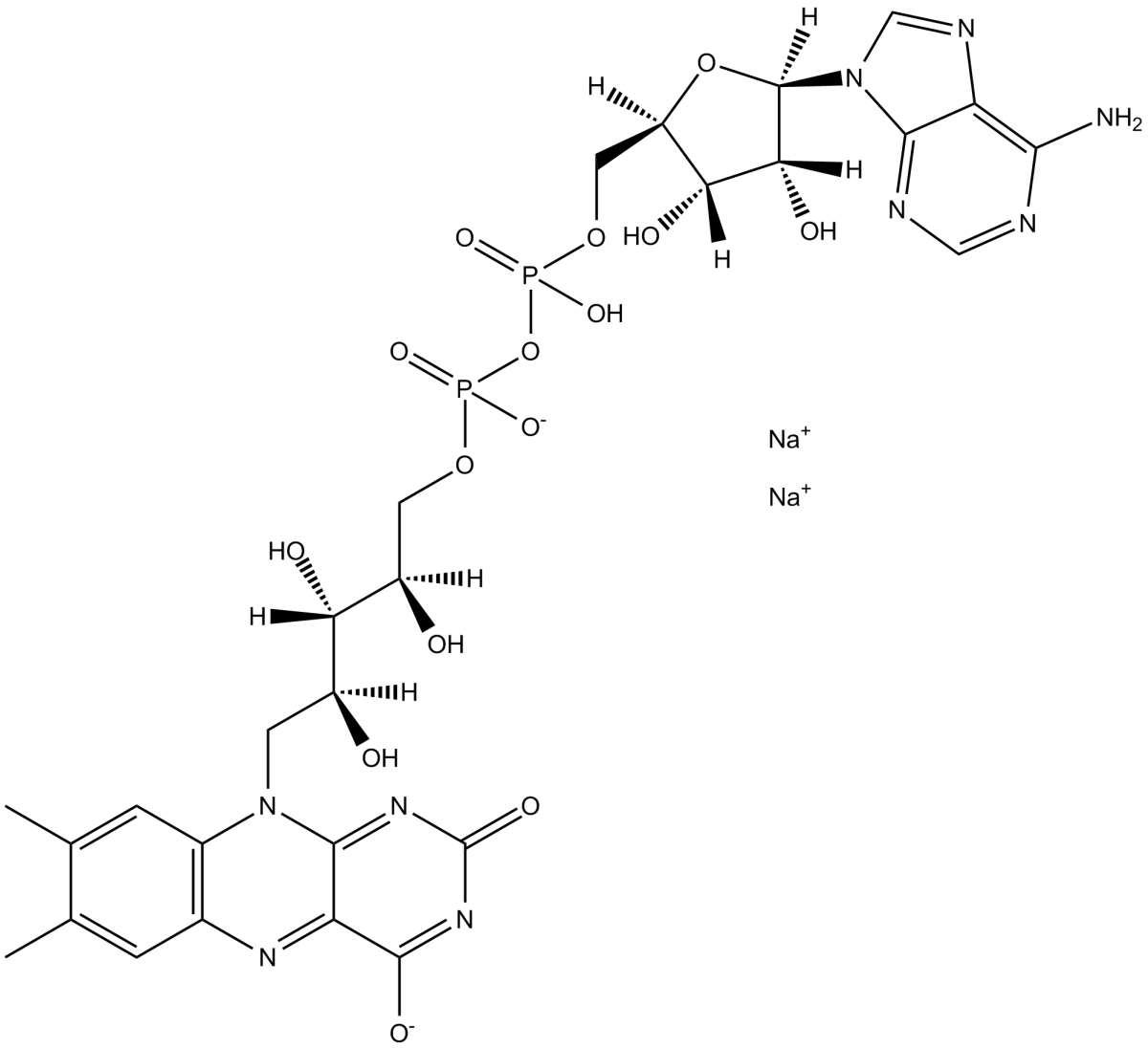 Flavin adenine dinucleotide disodium图片