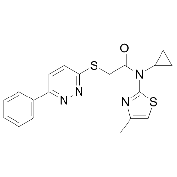 VU0463271(N-Cyclopropyl-N-(4-methyl-2-thiazolyl)-2-[(6-phenyl-3-pyridazinyl)thio]acetamide)ͼƬ