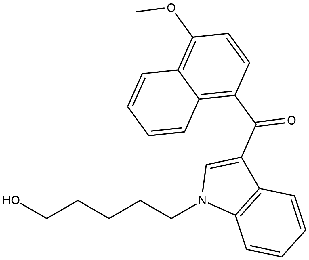 JWH 081 N-(5-hydroxypentyl)metaboliteͼƬ