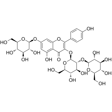 Kaempferol 3-sophoroside-7-glucosideͼƬ