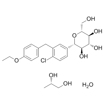 Dapagliflozin((2S)-1,2-propanediol,hydrate)图片