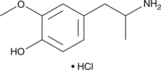 4-hydroxy-3-Methoxyamphetamine(hydrochloride)ͼƬ