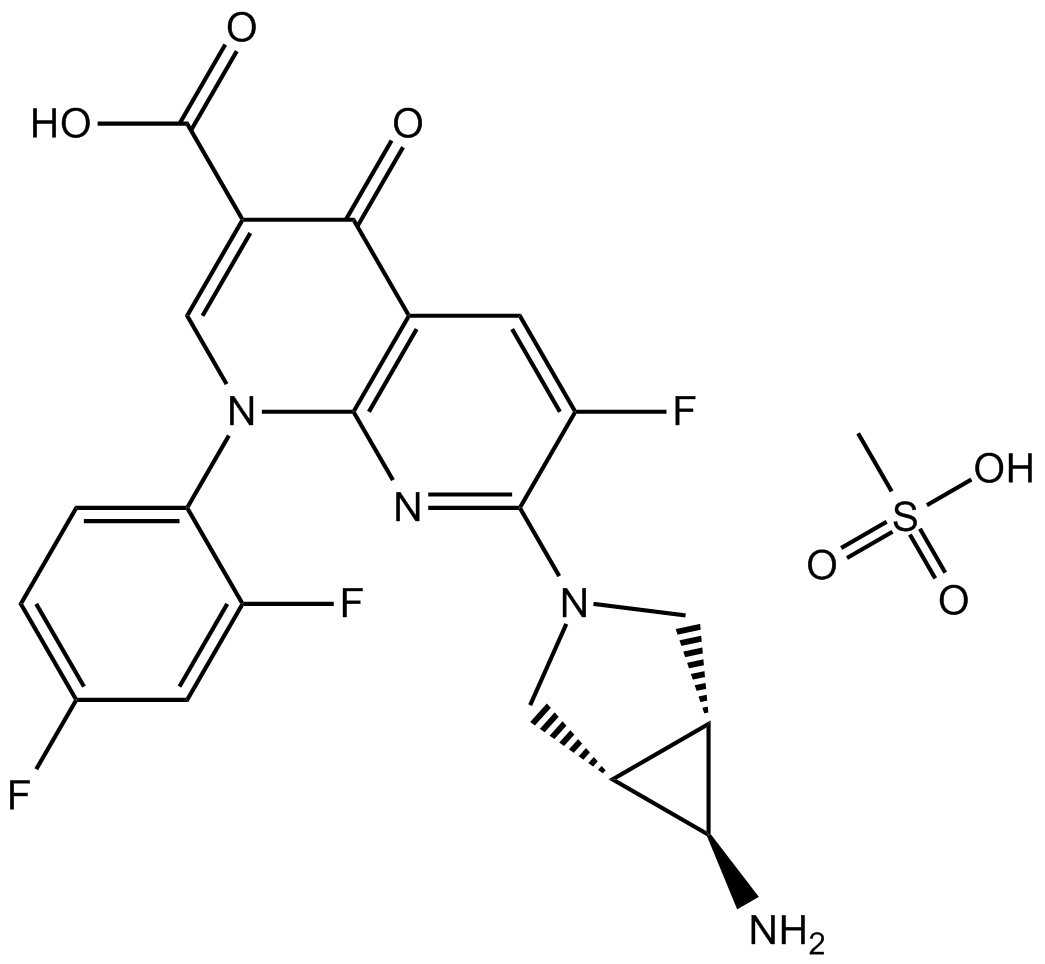 Trovafloxacin mesylate图片