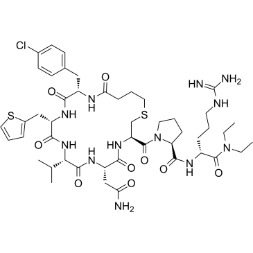 c(Bua-Cpa-Thi-Val-Asn-Cys)-Pro-AgmͼƬ