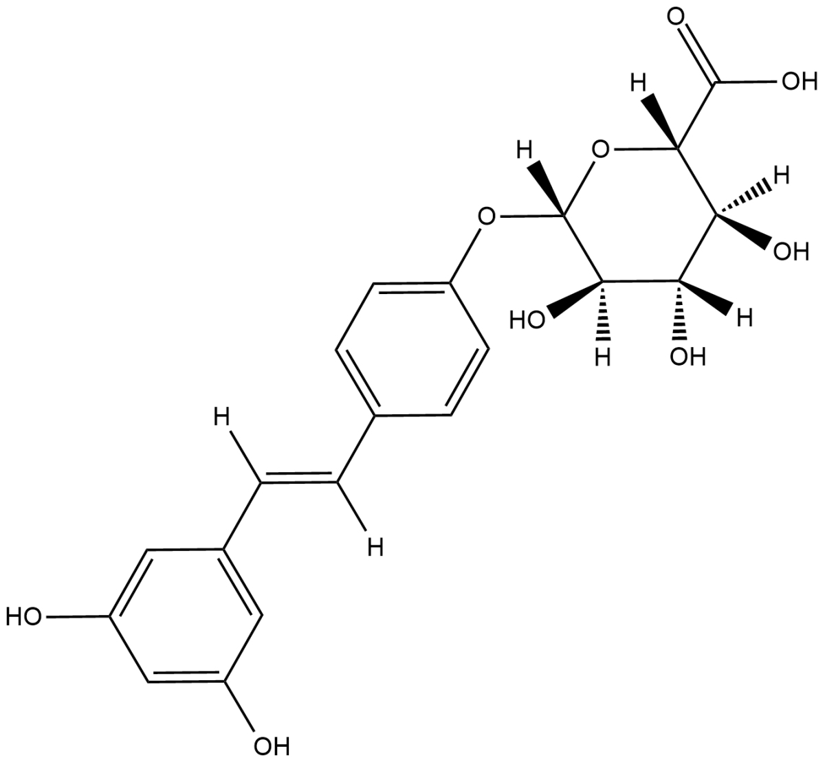 Resveratrol-4'-O-D-GlucuronideͼƬ