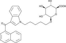 JWH 018 N-(5-hydroxypentyl)-D-GlucuronideͼƬ