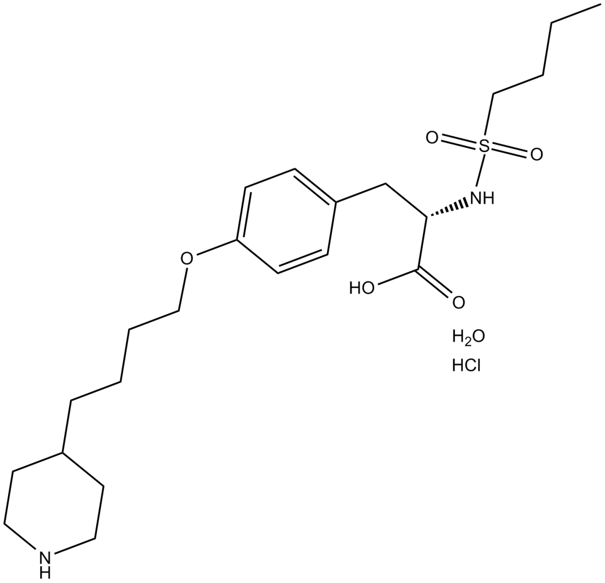 Tirofiban hydrochloride monohydrate图片