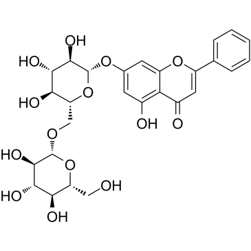 Chrysin 7-O-beta-gentiobiosideͼƬ