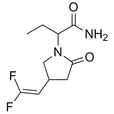 Anticonvulsant agent 1(4-(2,2-Difluoroethenyl)--ethyl-2-oxo-1-pyrrolidineacetamide)ͼƬ