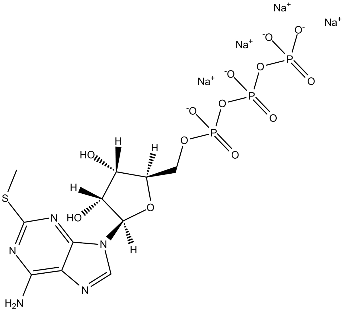 2-Methylthioadenosine triphosphate tetrasodium saltͼƬ