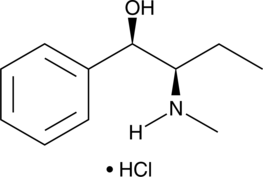 Buphedrone metabolite(hydrochloride)((±)-Pseudoephedrine stereochemistry)ͼƬ