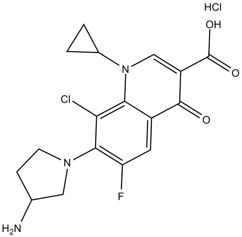 Clinafloxacin(hydrochloride)ͼƬ