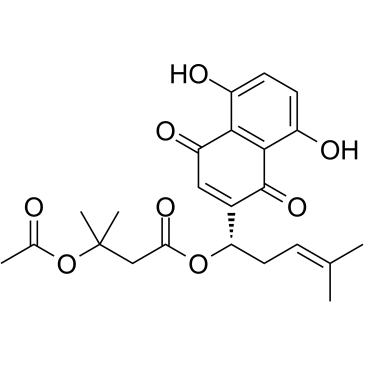 Beta-Acetoxyisovalerylshikonin图片