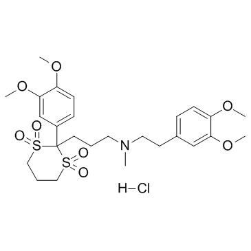 Tiapamil hydrochloride(Ro 11-1781)ͼƬ
