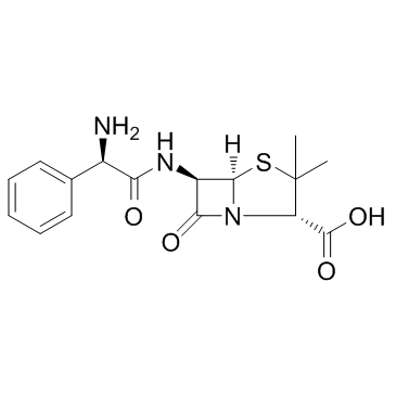 Ampicillin(D-(-)--Aminobenzylpenicillin)ͼƬ