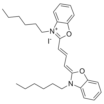 3,3'-Dihexyloxacarbocyanine iodide(DiOC6(3)iodide)ͼƬ