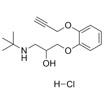 Pargolol hydrochloride(Ko 1400 hydrochloride)图片