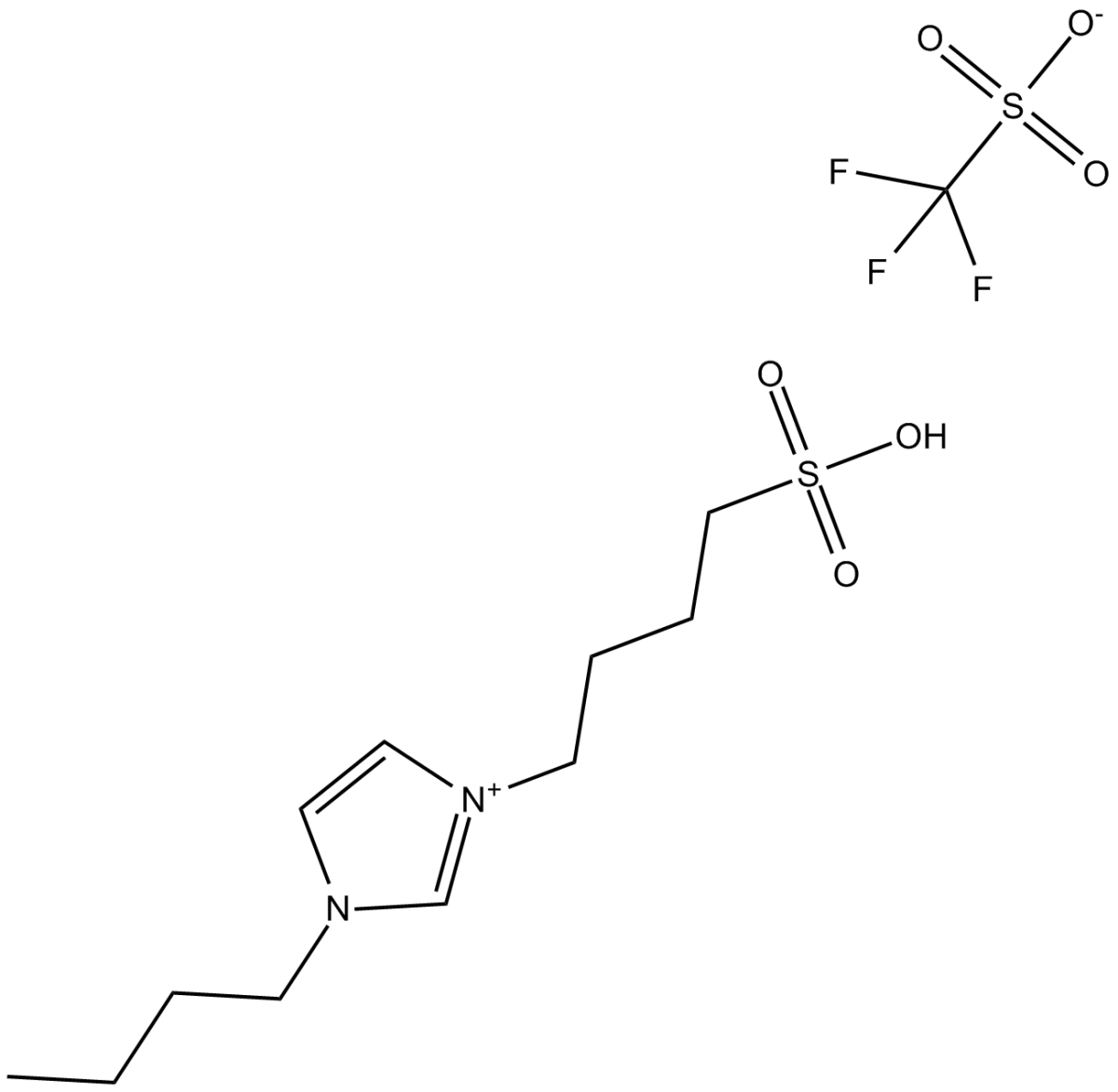 1-Butyl-3-(4-sulfobutyl)imidazolium trifluoromethanesulfonateͼƬ