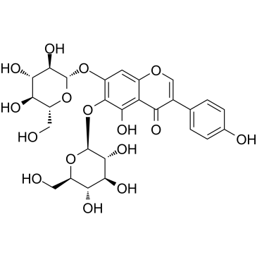 5,6,7,40-Tetrahydroxyisoflavone-6,7-di-o-b-D-glucopyranosideͼƬ