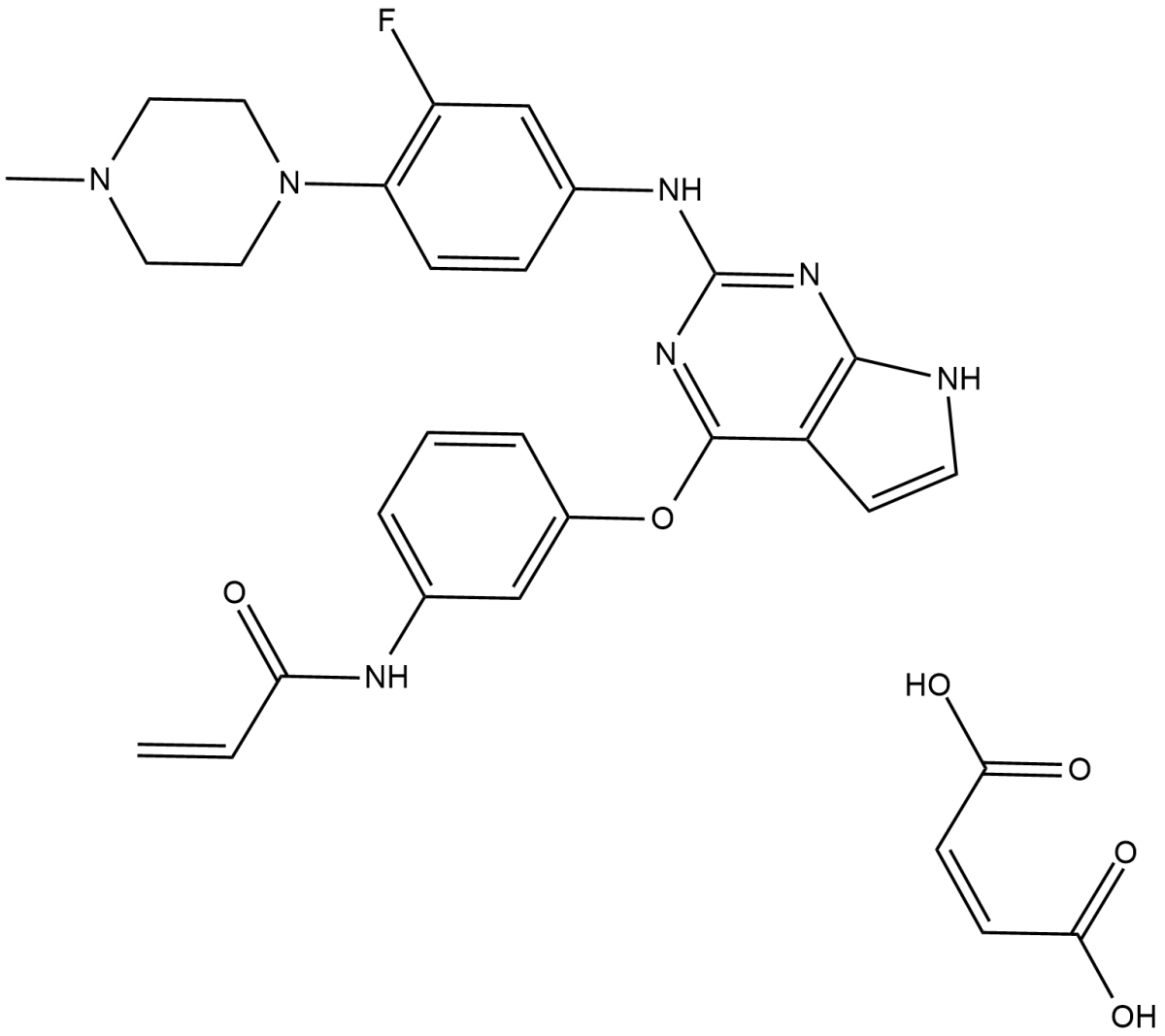 Avitinib maleate图片